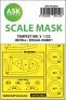 1/32 Hawker Tempest Mk.V wheels and canopy masks