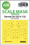 1/32 Dornier Do-335A canopy masks