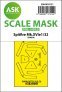 1/32 Supermarine Spitfire Mk.XVIe mask for Tamiya.