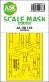 1/35 Bell AH-1W canopy frame paint mask outside only for Academy