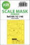 1/48 Bell AH-1G single-sided express mask