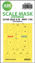 1/48 Saab SK60A/B RM9 wheels and canopy frame paint masks
