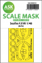 1/48 Seafire F.XVII double-sided masks for Airfix