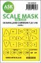 1/48 De Havilland Chipmunk T.20 mask for Airfix