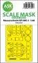 1/48 Messerschmitt Bf-109E-3 double-sided mask for Hobby Boss