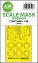 1/48 North-American F-86F Sabre double-sided mask for Airfix
