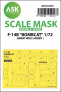 1/72 Grumman F-14B Bombcat wheels and canopy masks
