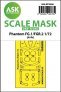1/72 Phantom FG.1/FGR.2 one-sided fit express mask for Airfix