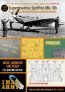1/24 Supermarine Spitfire Mk.Vb Airbrush mask