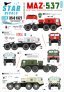 1/35 MAZ-537. Soviet Heavy 8x8 transporter MAZ-537 and MAZ-537 G