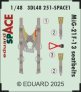 1/48 MiG-21F-13 seatbelts for Eduard