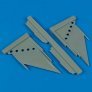 1/72 MiG-21MF/bis/SMT correct stabilizers (FUJIMI)