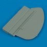 1/72 Spitfire Mk.IX broad chord rudder (AIRFIX)