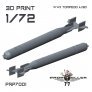 1/72 Italian WWII Torpedo A.130 Variant 1