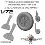 Roues et caches trains Bf 109 A/B/C/D 1/72 AZ Models/KP