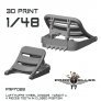 Cales de roues Luftwaffe 1/48 dents ferm�es (x4)