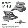 Cales de roue Luftwaffe 1/48 dents ouvertes (x4)
