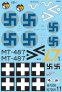 Aims Decals Messerschmitt Bf-109G-5/6 1/24 image 1
