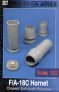 Aires Upgrade set: F/A-18C/D Hornet exhaust nozzles  closed pos