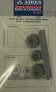 1/48 B-26K Invader early wheels Diamond pattern & paint masks image 1