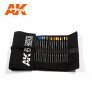 AK Interactive Weathering Pencils Full Range in cloth case