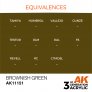 Brownish Green 17ml  image 1