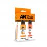 Dual exo set 4 4a pure orange & 4b faded orange