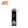 5x Silicone brushes  medium tip  small