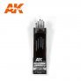 5x Silicone brushes  hard tip  small