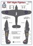 1/72 RAF Night Fighters  6 stub exh.versions Pt.1 image 1