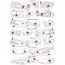 1/72 Soviet Stars in the Skies Pt 2. Red Stars Black Outline image 4
