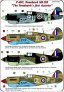 1/72 Decals P-40C, Tomahawk Mk.IIB (4x RAF, USAAF)