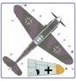 1/72 Camo masks Bf 109 G-6 Ehrler (for AMLD72032) image 1