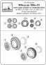 1/32 early Mikoyan MiG-21 Fishbed wheels w/ weighted tires image 6