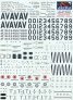 Astra Decals F-16C Aviano Part 2 1/32 - 4 versions image 3