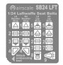 Airscale 1/24 Luftwaffe Seatbelts WWII Detail Set image 2