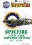 1/72 Spitfire Early Mark Airframe Stencils