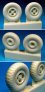 1/32 Supermarine Spitfire Z-Block 4-Slot Main wheels (Pacific Co