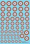 1/72 French roundels Armee de lair 1943-82