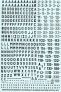 Berna Decals 1/48 Lettres & Chiffres Arm�e de l'Air