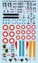 Berna Decals 1/72 T-6G Texan SNJ-4 Harvard Service Fran�ais
