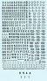 Berna Decals 1/72 Immatriculations Fran�aises Mirage F1 & 2000