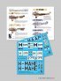 Blue Rider 1/72 Hungarian Clandestine Air Force 5 avions