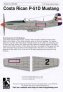 Blue Rider P-51D Mustang Costa Rica No 2 1855 1/72 image 1
