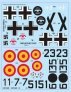 1/32 Messerschmitt Bf-109F Spanish Air Force decal sheet image 3