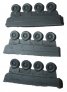 Roues Tupolev Tu-154M 1/144 pour kit Zvezda