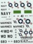Berna Decals 1/48 North-American T-6G Texan 3 USN
