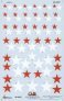 1/48 Russian Red Stars National Insignia, 5 sizes