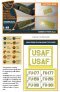 1/48 F-86A patterns for numbers & lettering for Clear Prorp image 1