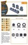 1/72 F-86A wheel set type 1 for Clear Prop image 1